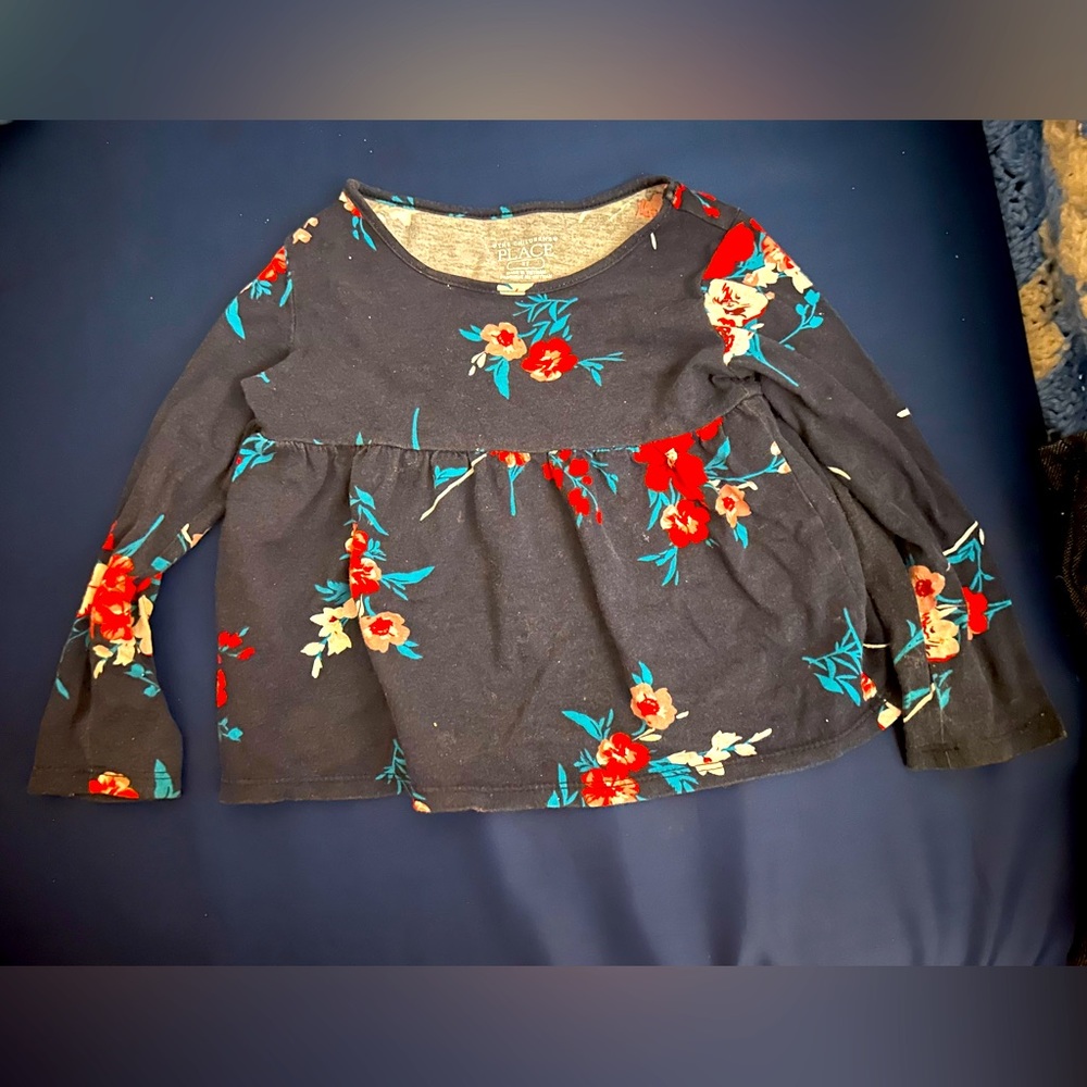 2T Girl Floral Top